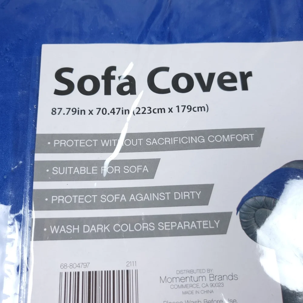 New Blue Sofa Cover